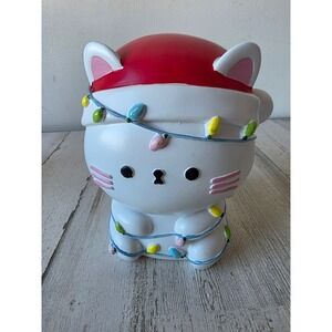 Hello Kitty string light statue figurine Xmas hat Santa decor cute anime